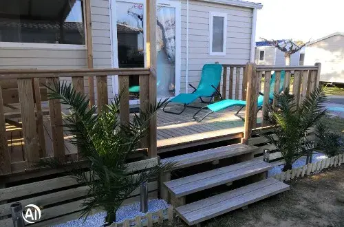 Mobil home climatisé 