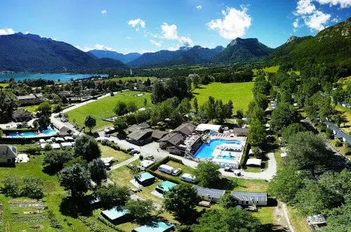 Camping Les Fontaines  Annecy lac
