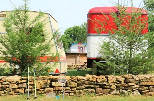 Mini camping Dans le Jardin